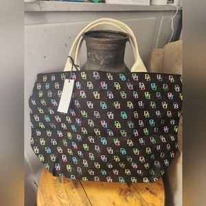 Dooney and burke medium canvas tote bag